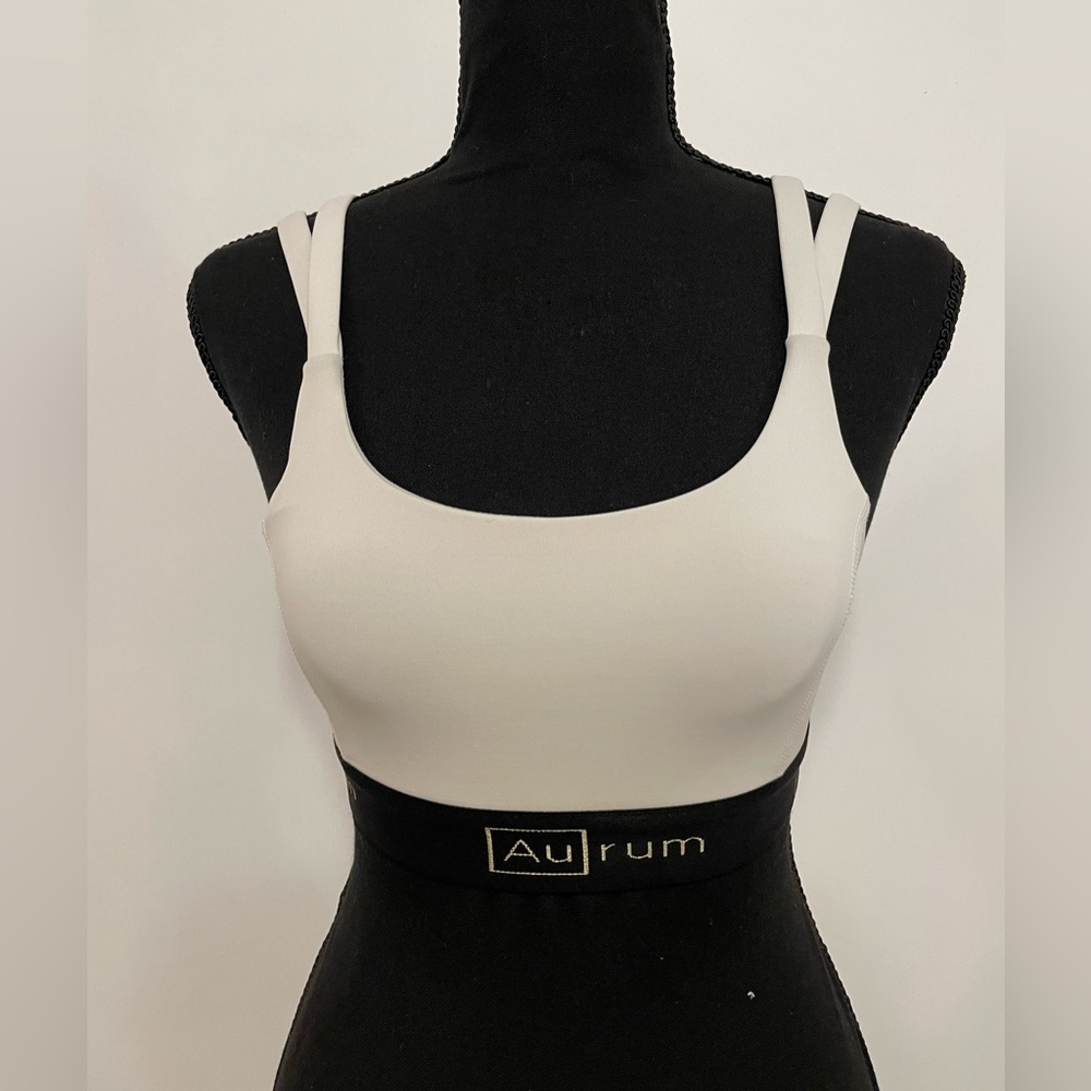 AURUM Women's Cream Sports Bra